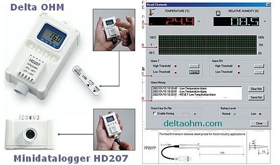 Minidatalogger HD207 - Delta OHM